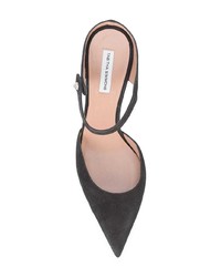 schwarze Wildleder Pumps von Tabitha Simmons