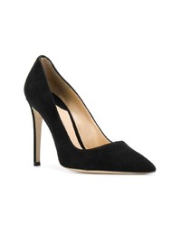 schwarze Wildleder Pumps von Paul Andrew