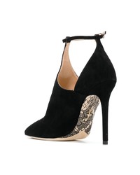 schwarze Wildleder Pumps von Cesare Paciotti