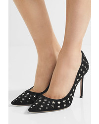 schwarze Wildleder Pumps von Jimmy Choo