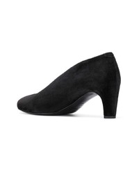 schwarze Wildleder Pumps von Del Carlo