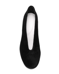 schwarze Wildleder Pumps von Del Carlo