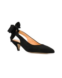 schwarze Wildleder Pumps von Ganni