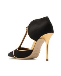 schwarze Wildleder Pumps von Malone Souliers