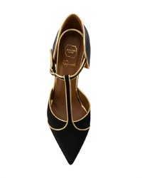 schwarze Wildleder Pumps von Malone Souliers