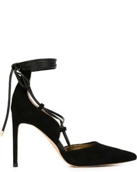 schwarze Wildleder Pumps von Sam Edelman