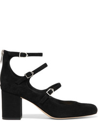 schwarze Wildleder Pumps von Sam Edelman