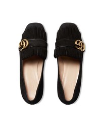 schwarze Wildleder Pumps von Gucci