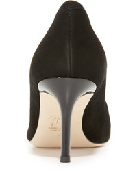 schwarze Wildleder Pumps von Giuseppe Zanotti