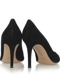 schwarze Wildleder Pumps von Gianvito Rossi