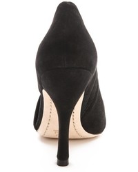 schwarze Wildleder Pumps von Alice + Olivia