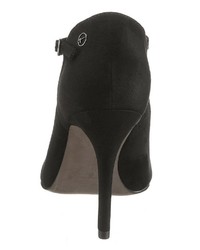 schwarze Wildleder Pumps von Tamaris