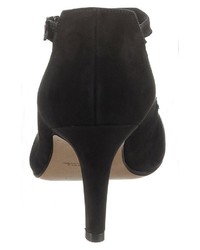 schwarze Wildleder Pumps von Tamaris