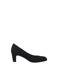 schwarze Wildleder Pumps von Tamaris