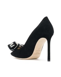 schwarze Wildleder Pumps von Jimmy Choo