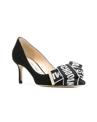 schwarze Wildleder Pumps von Jimmy Choo