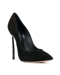 schwarze Wildleder Pumps von Casadei