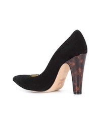 schwarze Wildleder Pumps von Sarah Flint