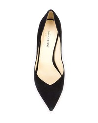 schwarze Wildleder Pumps von Sarah Flint