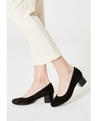 schwarze Wildleder Pumps von Usha