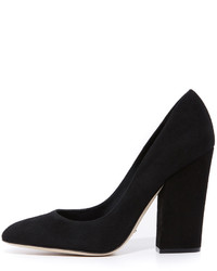 schwarze Wildleder Pumps von Sergio Rossi