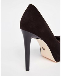 schwarze Wildleder Pumps von Faith