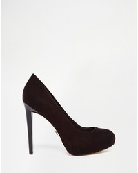 schwarze Wildleder Pumps von Faith