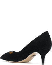 schwarze Wildleder Pumps von Paul Andrew