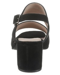 schwarze Wildleder Sandaletten von Betty Barclay Shoes