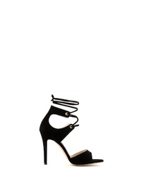 schwarze Wildleder Sandaletten von Evita
