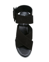 schwarze Wildleder Sandaletten von Barbara Bui