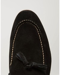 schwarze Wildleder Slipper mit Quasten von Aldo