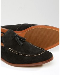 schwarze Wildleder Slipper mit Quasten von Aldo