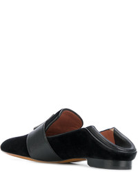 schwarze Wildleder Slipper von Bally