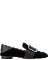 schwarze Wildleder Slipper von Bally