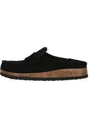 schwarze Wildleder Slipper von CRUZ