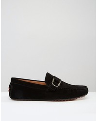 schwarze Wildleder Slipper von Aldo