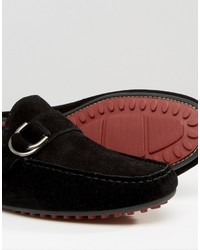 schwarze Wildleder Slipper von Aldo