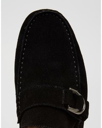 schwarze Wildleder Slipper von Aldo