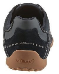 schwarze Wildleder Slipper von Geox