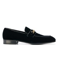 schwarze Wildleder Slipper von Tom Ford