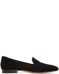 schwarze Wildleder Slipper von Mansur Gavriel