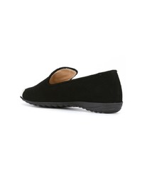 schwarze Wildleder Slipper von Giuseppe Zanotti Design