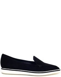 schwarze Wildleder Slipper von Nicholas Kirkwood