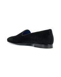 schwarze Wildleder Slipper von Leqarant