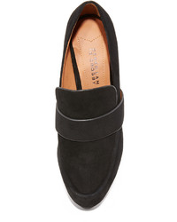 schwarze Wildleder Slipper von Derek Lam 10 Crosby