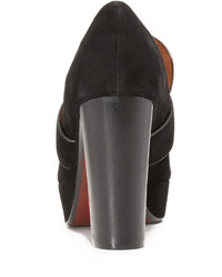 schwarze Wildleder Slipper von Derek Lam 10 Crosby