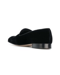 schwarze Wildleder Slipper von Church's