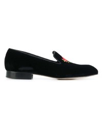 schwarze Wildleder Slipper von Church's