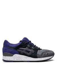 schwarze Wildleder Sportschuhe von Asics